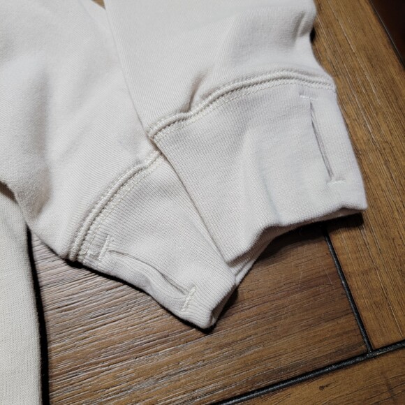 Abercrombie Kids LS Beige Pullover Hoodie - Size 13/14 NWT - Picture 5 of 8